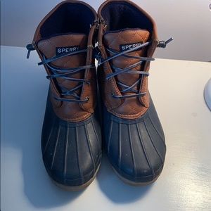 Women’s Sperry Saltwater Duck boots.